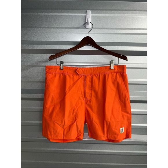 New Orange Psycho Bunny Swim Trunks Size M - Picture 1 of 5
